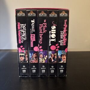 The Pink Panther 1997 VHS 5 Movie Lot Box Set